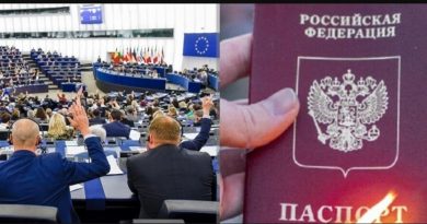 Сидіть тепер там в себе на болотах! Європейський парламент схвалив Рiшення не приймати паспорти та інші проїздні документи, видані Росією в незаконно окупованих регіонах України та Грузії.