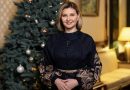 Ще ніхто і ніколи так не вітав: У чорній вишиванці Олена Зеленська привітала українців з різдвом