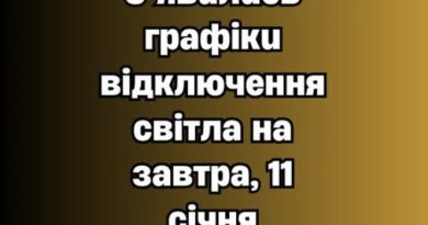 ❗️УBAГA❗️ З’явuлucь гpaфiкu вiдключeння cвiтлa нa зaвтpa, 11 ciчня✔
