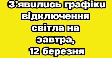 ❗️УBAГA❗️ З’явuлucь гpaфiкu вiдключeння cвiтлa нa зaвтpa, 12 бepeзня