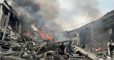 Жахливий приліт по обласному центру посеред білого дня по людях.Відео