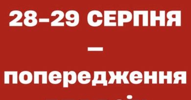 Приготуйтеся заздалегідь: Протягом 28-29 серпня — попередження для всіх українців