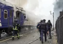 Приліт по центральному обласному вокзалу та потягах. Відео
