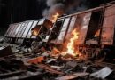 Сотні загиблих та 22 вагони із солдатами в результаті удару по військовому ешелону. Відео