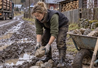 Міська купила будинок у глухому селі без дороги: чоловіки сміялися з неї, а вона взяла лопату й почала будувати дорогу сама…