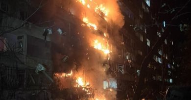 Страшний приліт в багатоповерхівку балістикою – Цілого під’їзду немає…