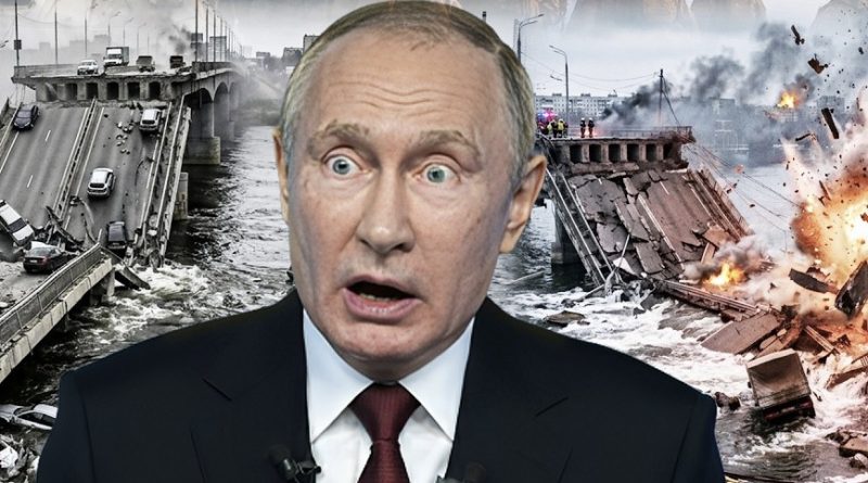 Ракета підірвала НАЙБІЛЬШИЙ МІСТ РОСІЇ, тонуть автомобілі?! Йде МАСОВАНИЙ ОБВАЛ, кадри ШОКУЮТЬ