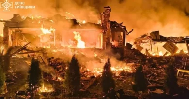 Студенти та люди в цей момент бігли в укриття але не встигли. Відео